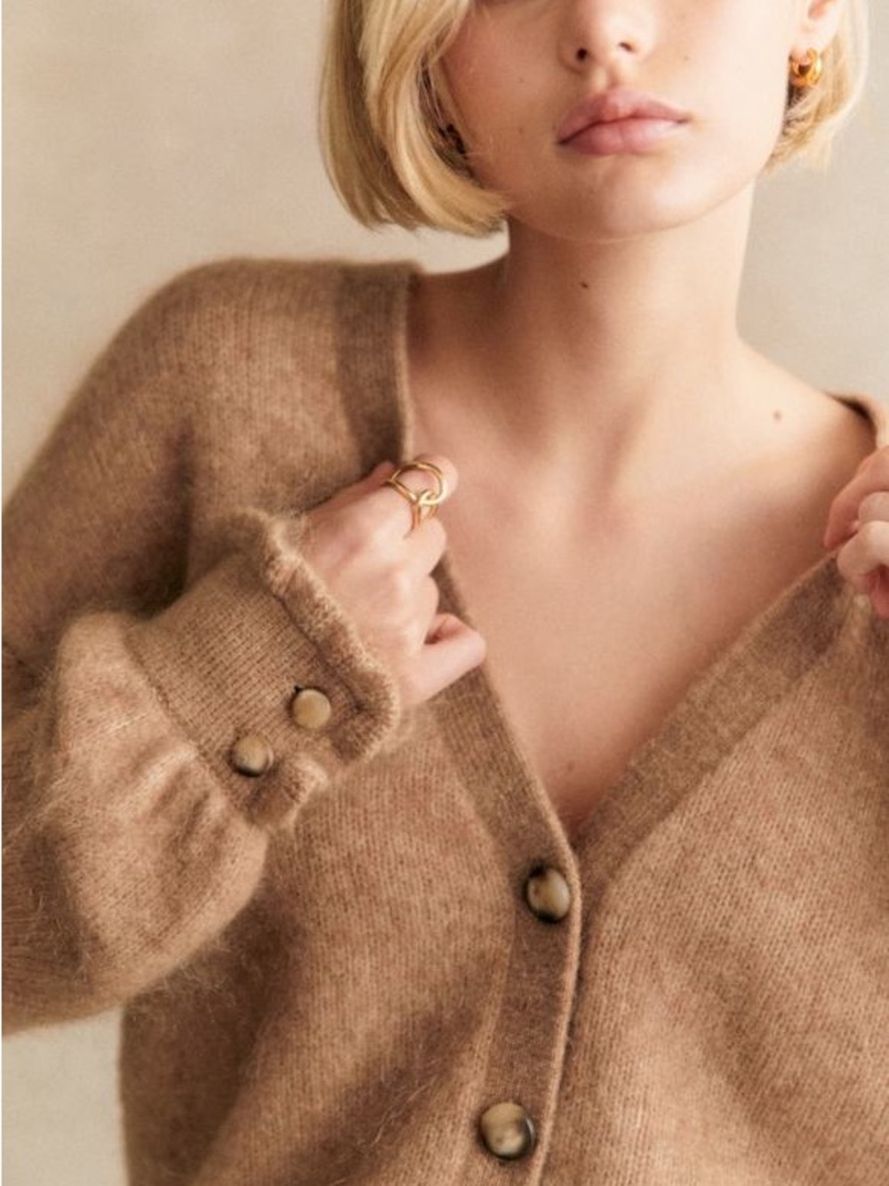 Sézane Mia Cardigan Sweater - Picture 5 of 5